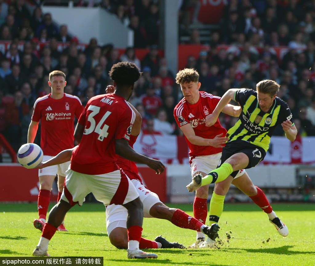 皇冠信用網代理平台_英超-奥多伊绝杀 曼城0-1诺丁汉森林终结27年不败纪录