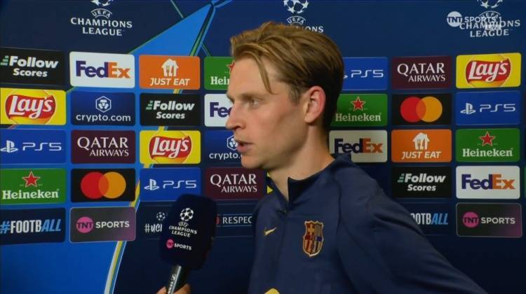 皇冠信用盘在线开户_德容：皇冠信用盘在线开户我们必须赢得次回合 国米有空中优势&amp;我们要做好角球防守