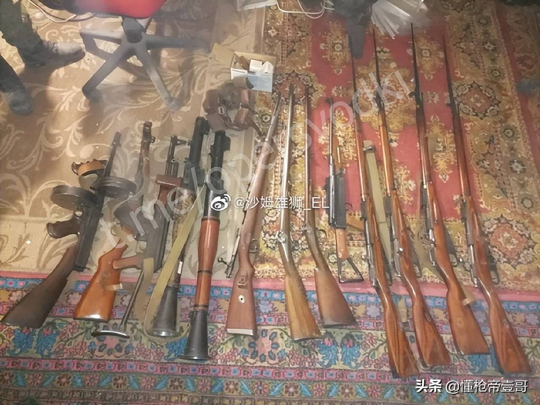 皇冠信用在线申请_俄军缴获中国81版气枪皇冠信用在线申请？还有百年汤姆逊冲锋枪、莫辛纳甘