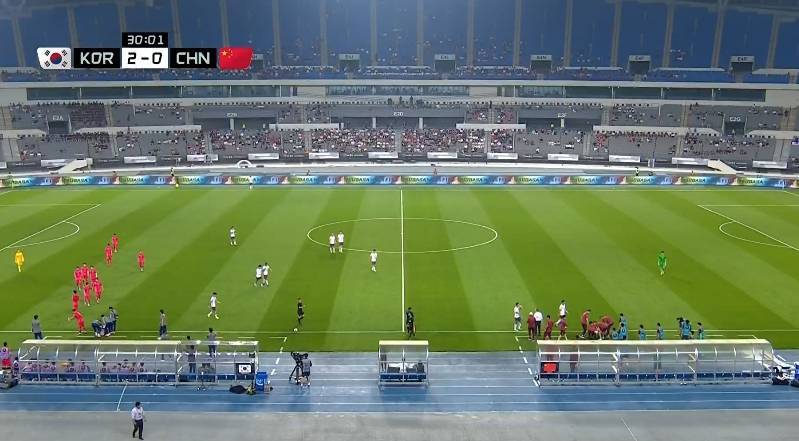 卡尔斯鲁厄VS普鲁士明斯特_20分钟轻松2-0国足！韩国东亚杯是二队出战卡尔斯鲁厄VS普鲁士明斯特，没有旅欧球员