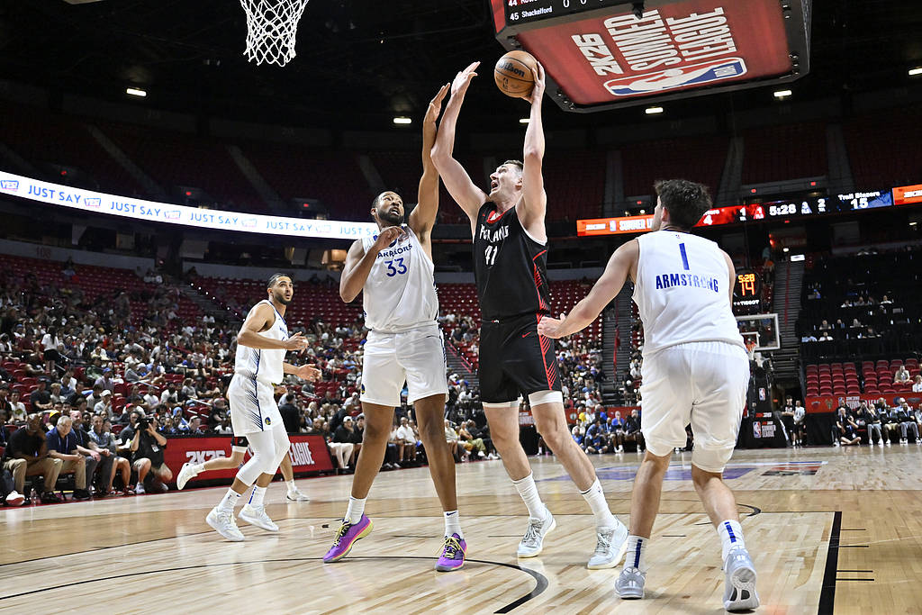 皇冠代理网_杨瀚森10+5+4+3吕佩尔23+9 开拓者胜勇士迎夏联开门红