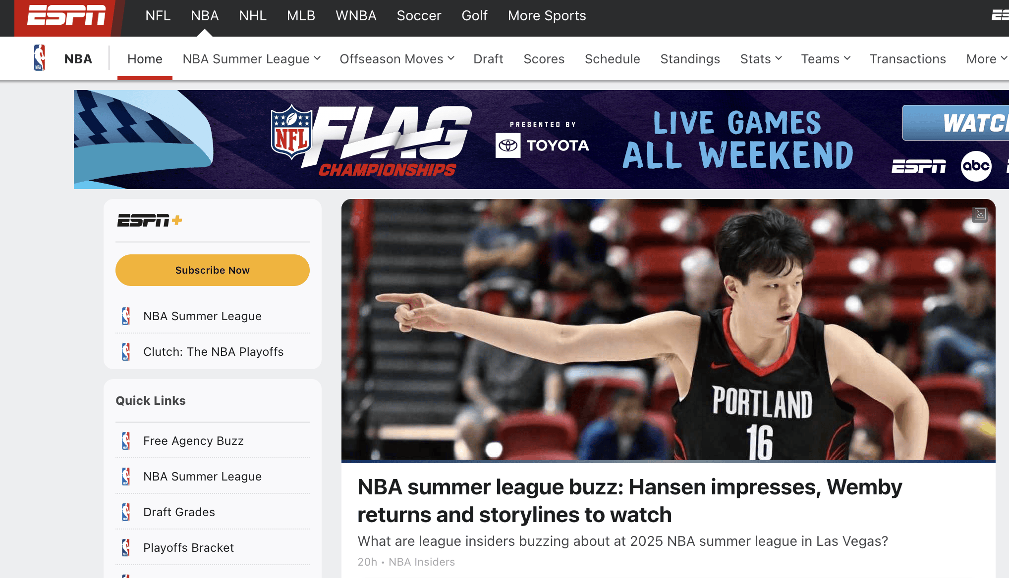 皇冠足球网_美媒热议杨瀚森NBA夏季联赛出色表现 网友称开拓者捡了“大漏”皇冠足球网！