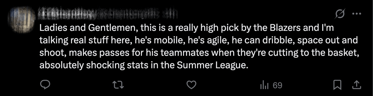 皇冠足球网_美媒热议杨瀚森NBA夏季联赛出色表现 网友称开拓者捡了“大漏”皇冠足球网！