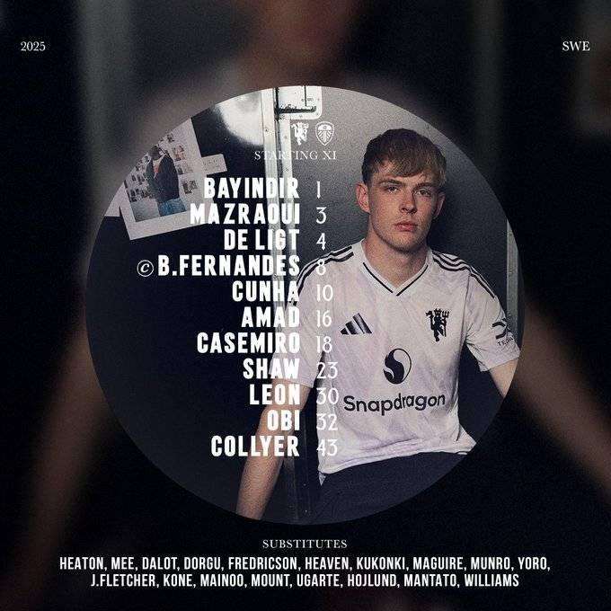 皇冠信用網出租_曼联vs利兹联首发：库尼亚、莱昂首秀皇冠信用網出租，B费、奥比、阿玛德先发