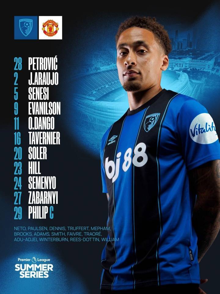 皇冠皇冠代理平台_热身赛-曼联vs伯恩茅斯首发：霍伊伦、B费先发皇冠皇冠代理平台，芒特出战