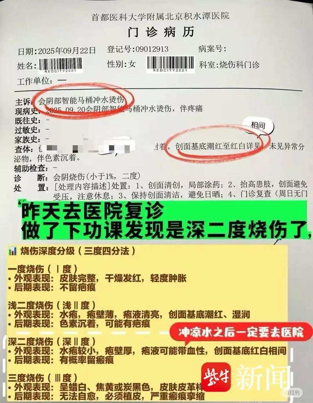皇冠信用网如何注册_女子上厕所被烫到尖叫弹起！用了3年的智能马桶突然卡顿皇冠信用网如何注册，下一秒喷冒烟开水，被烫后冲1小时冷水仍二度烧伤