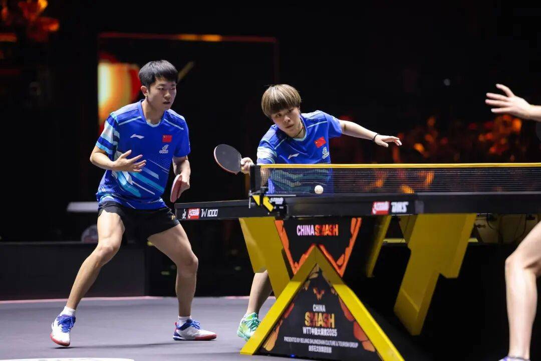 皇冠信用网登3代理_国乒提前锁定混双冠军皇冠信用网登3代理，男、女双打各有3对进4强 | WTT中国大满贯双打