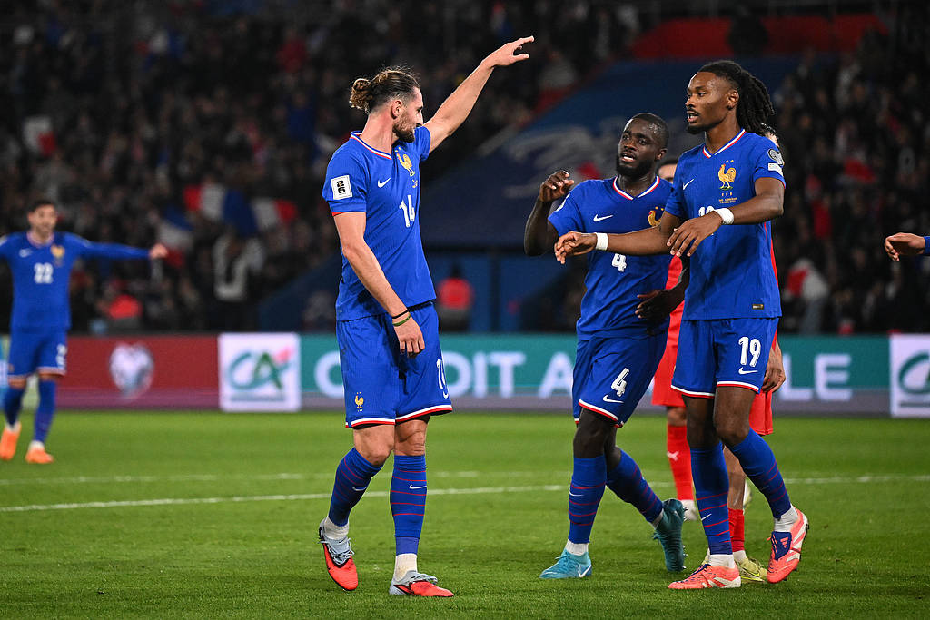 科索沃vs斯洛文尼亚_世预赛-姆巴佩传射+伤退拉比奥破门 法国3-0阿塞拜疆夺3连胜