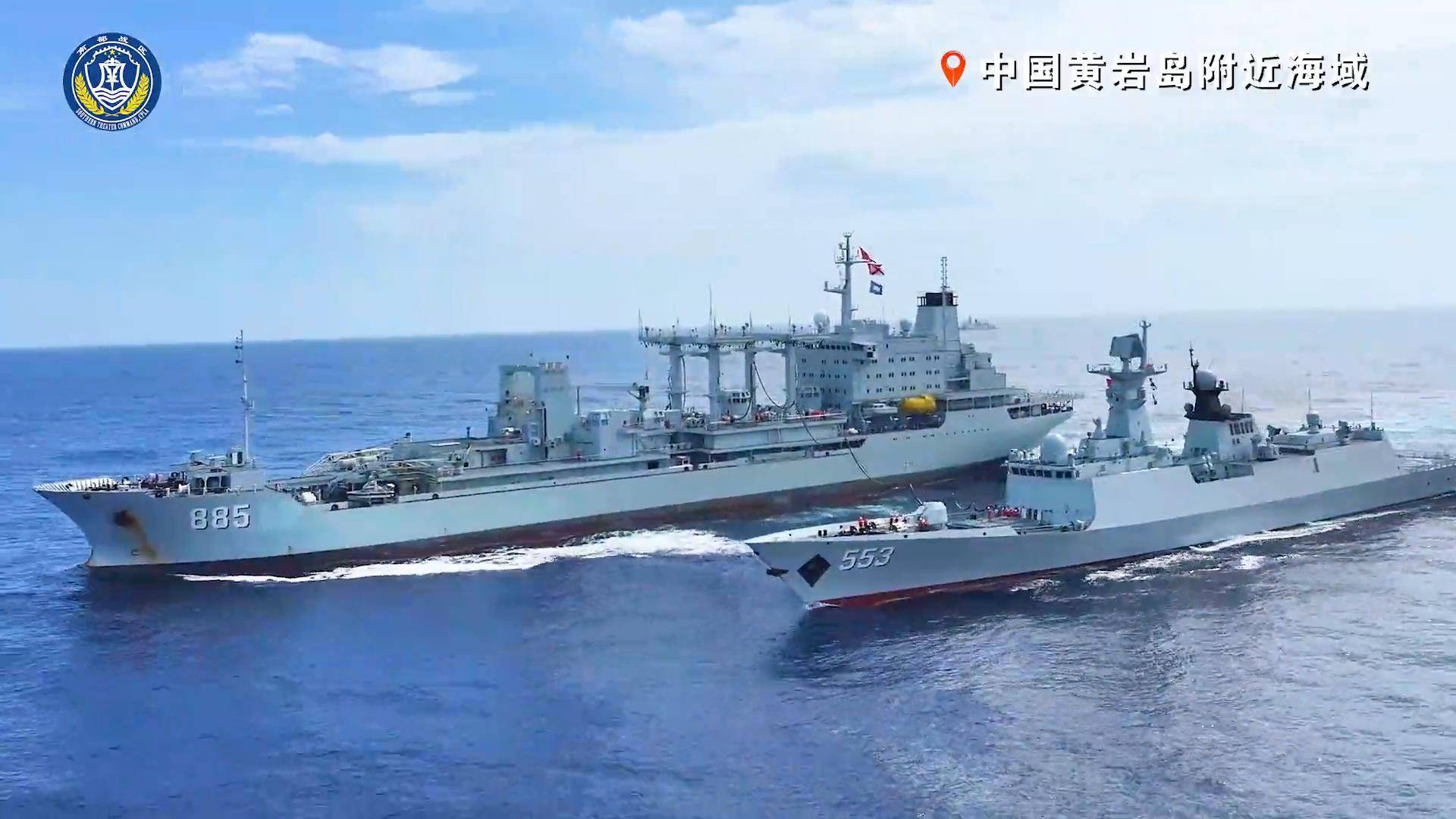 做足球外围代理_解放军动真格！3万吨战舰出击黄岩岛做足球外围代理，054A调转舰炮，随时能开火