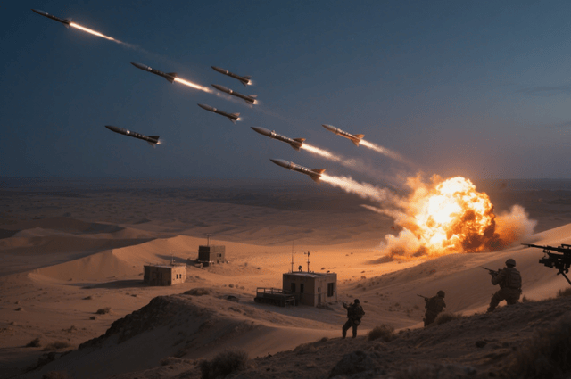 皇冠官方_卫星图像实锤！伊朗导弹击穿以防空网皇冠官方，F-35基地和机库都被命中